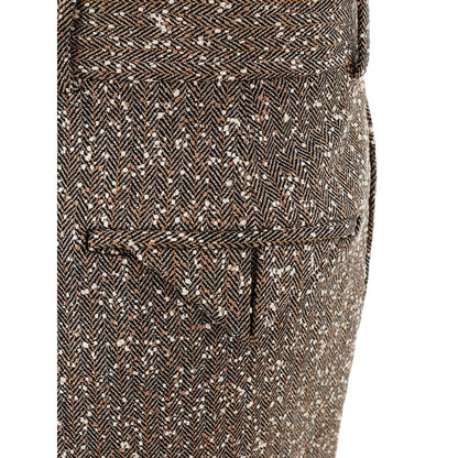 Mehrfarbige Viskosehose von Bottega Veneta für elegante Abende