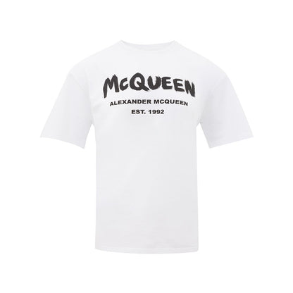 Alexander McQueen Weiße Baumwolloberteile und T-Shirts
