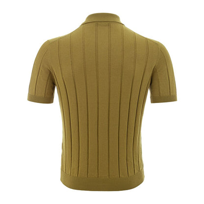 Gran Sasso Elegantes grünes Baumwoll-T-Shirt für Herren
