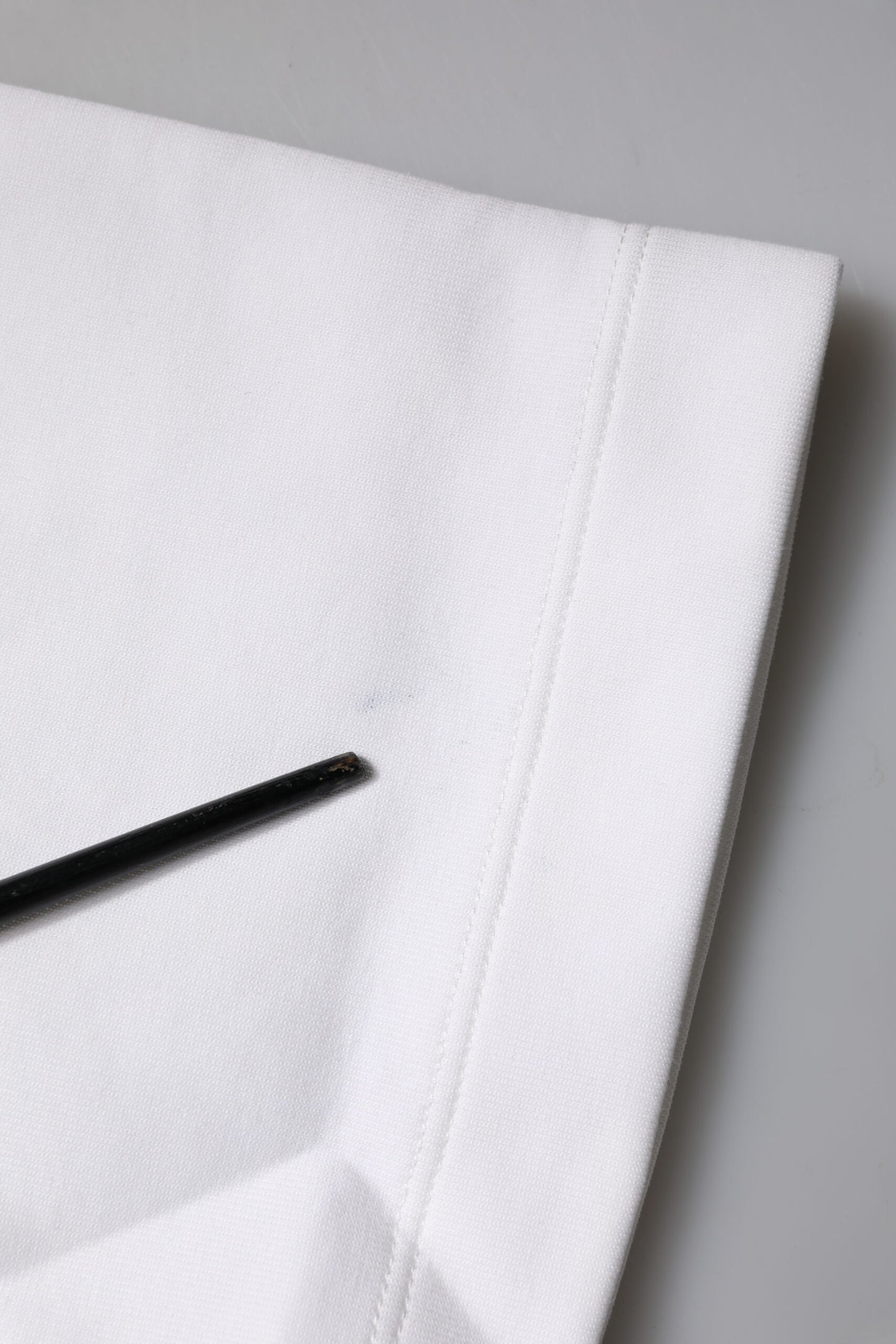 Dolce & Gabbana White Cotton Blend 3/4 Sleeves Blouse Top