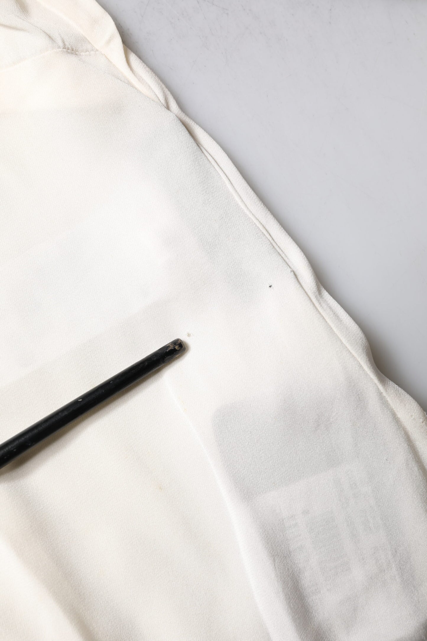 Dolce & Gabbana Cream Floral Lace Long Sleeves Blouse Top