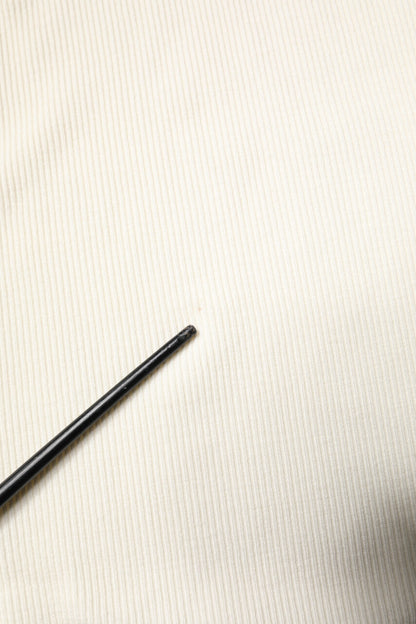 Dolce & Gabbana Cream Long Sleeves Turtleneck Slim Sweater