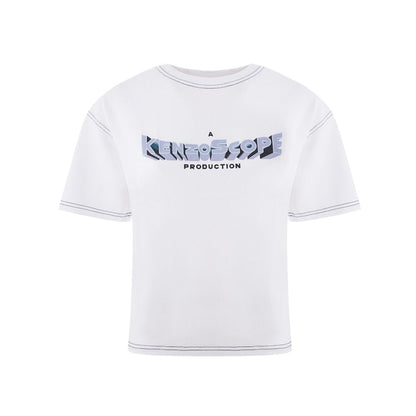 Kenzo Elegantes weißes Baumwolltop für Damen