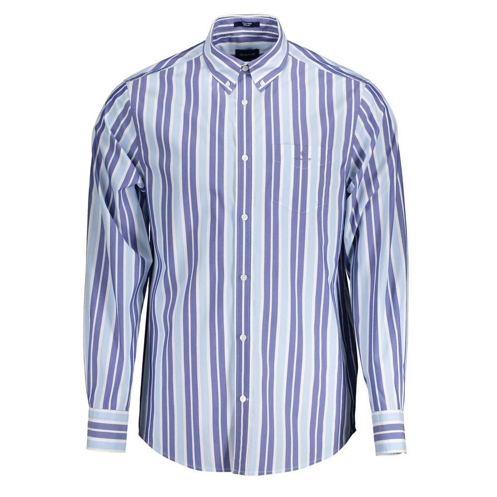 Camisa de algodón celeste
