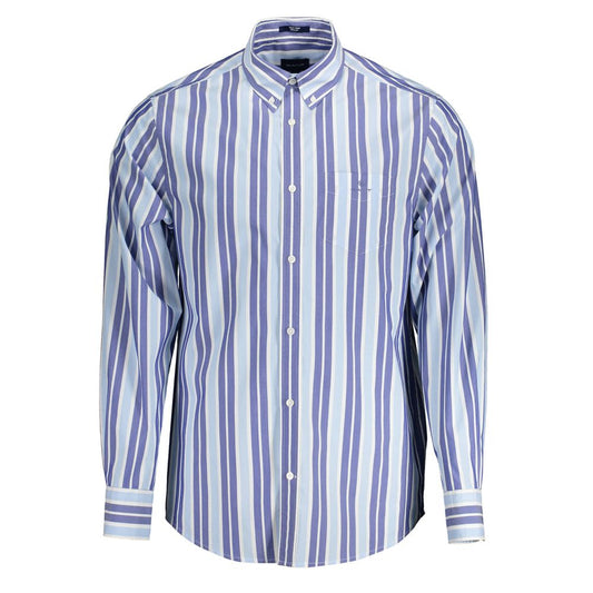 Camisa de algodón celeste