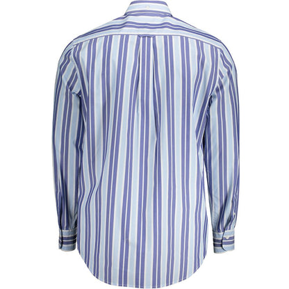 Camisa de algodón celeste