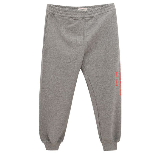 Alexander McQueen Schicke Hose aus grauer Baumwollmischung
