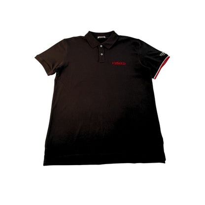 Iceberg Black Cotton Polo Shirt
