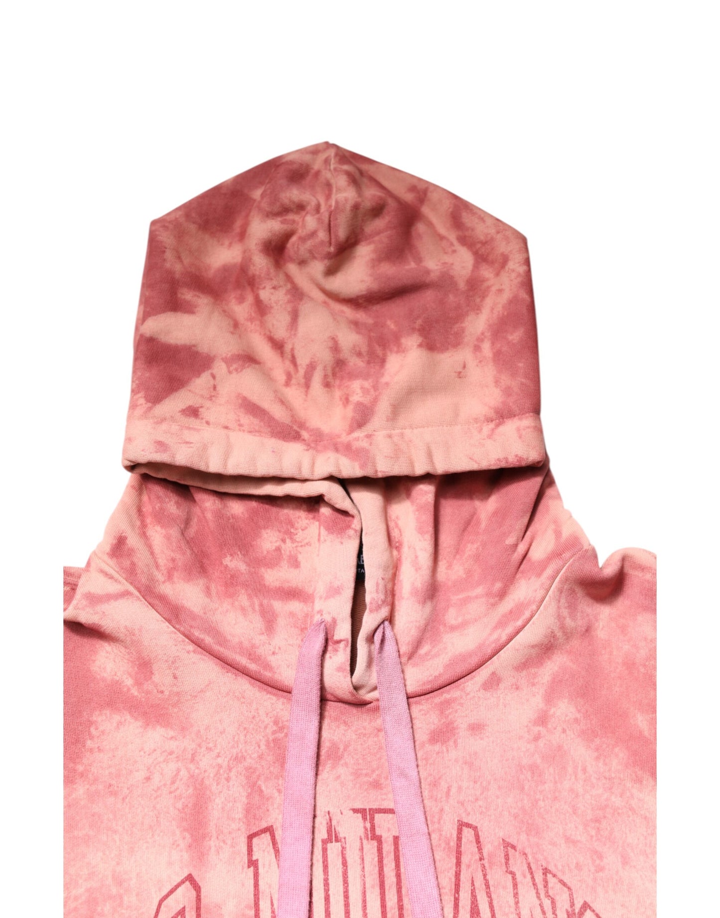 Dolce & Gabbana Pink Wash DG MILANO Hooded Pullover Sweater