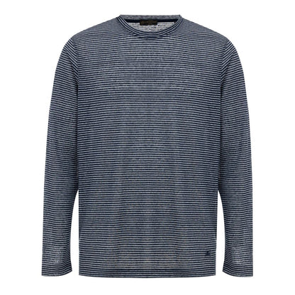 Corneliani Blue Linen Clothing