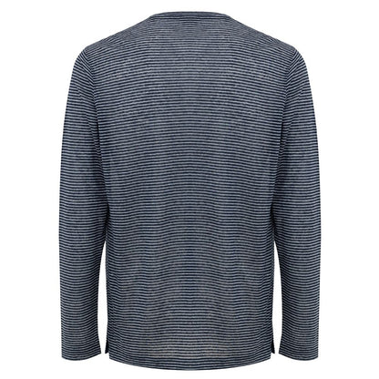 Corneliani Blue Linen Clothing