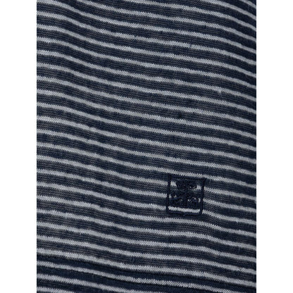 Corneliani Blue Linen Clothing