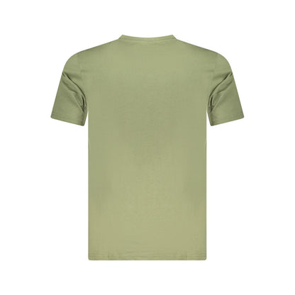 Cavalli Class Green Cotton T-Shirt