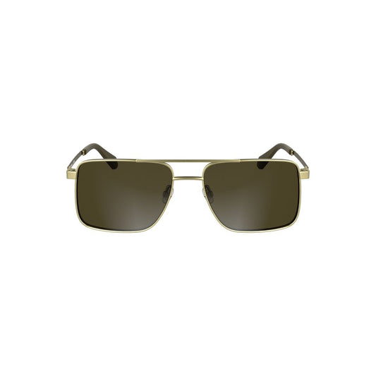 Calvin Klein Gold Metal Sunglasses