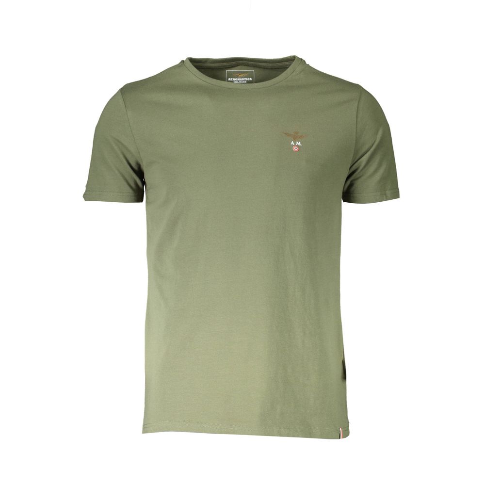 Aeronautica Militare Green Cotton Men Underwear Shirt