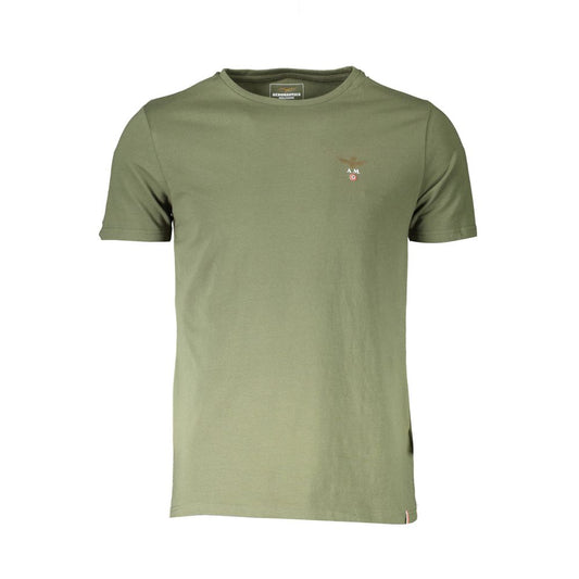 Aeronautica Militare Green Cotton Men Underwear Shirt