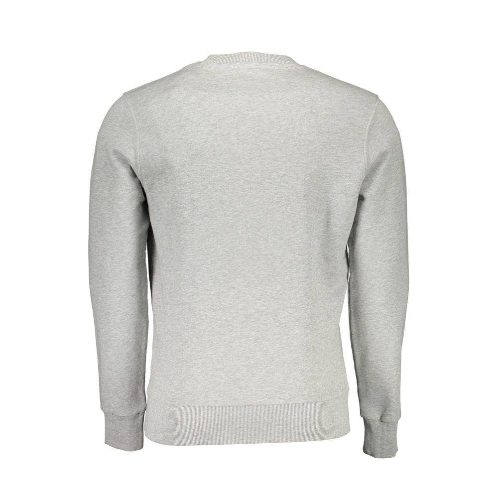 North Sails Gray Cotton Men Sweater