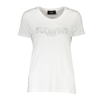 Scervino Street White Elastane Women Top