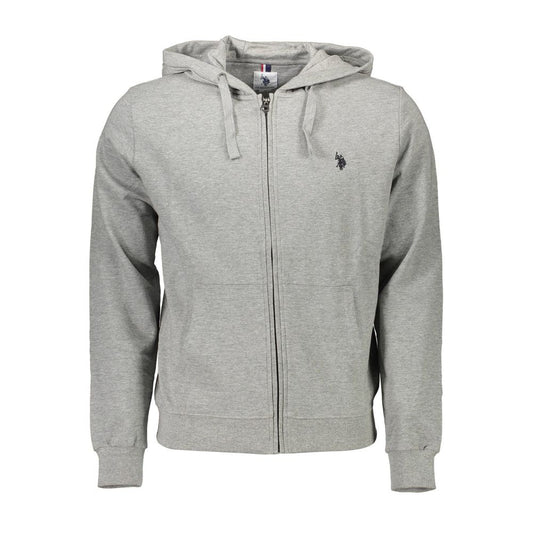 U.S. POLO ASSN. Gray Cotton Men Sweater