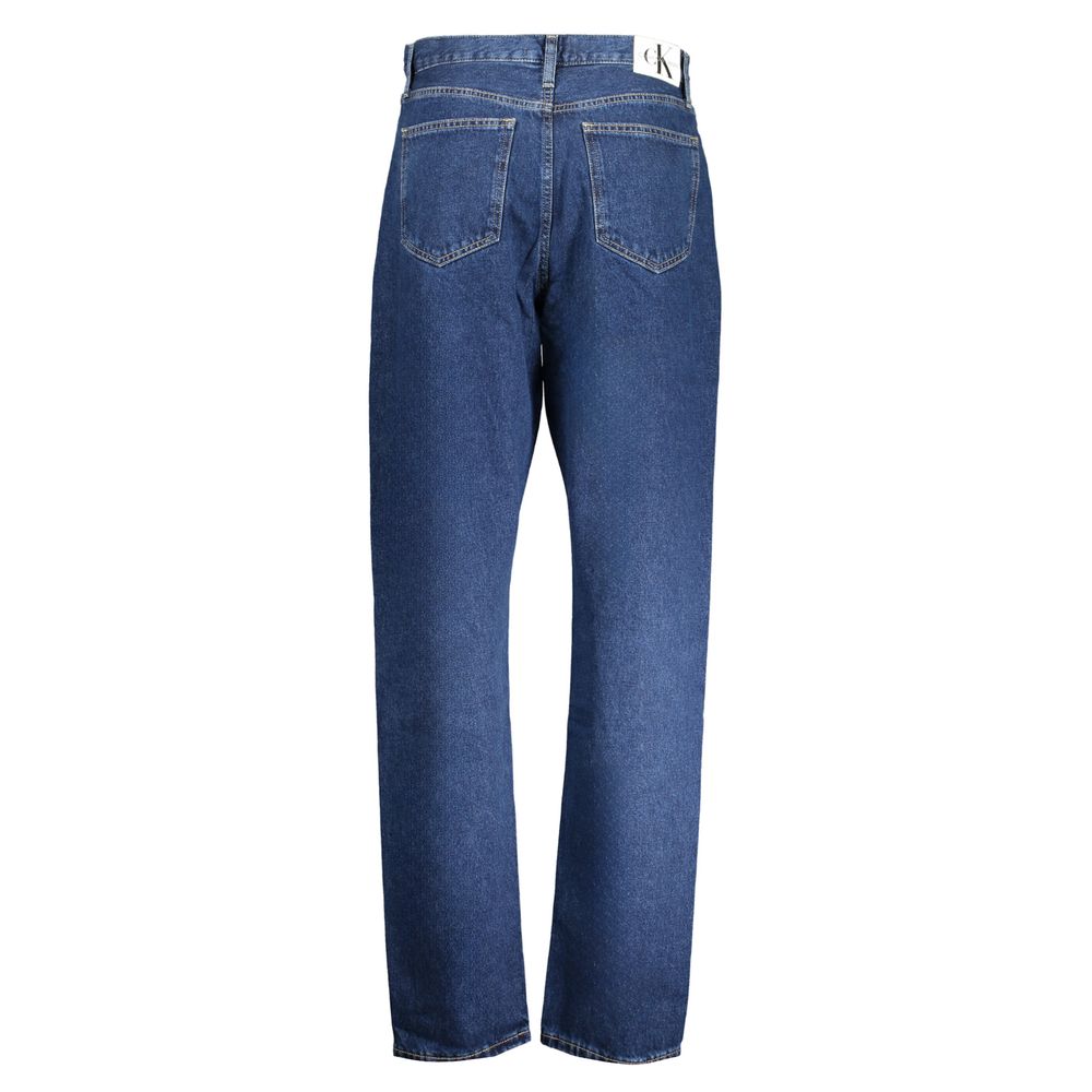 Calvin Klein Blue Cotton Jeans & Pant