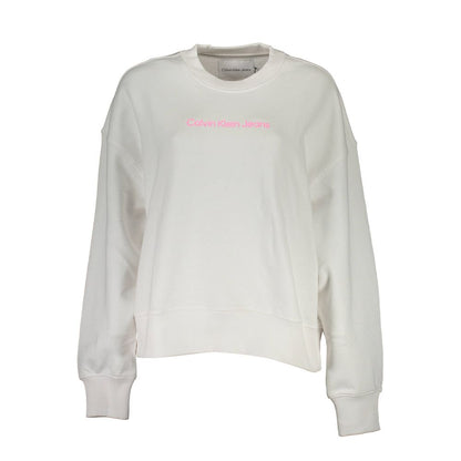 Calvin Klein White Cotton Sweater