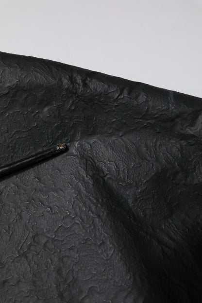 Dolce & Gabbana Black Cotton Short Sleeves V-neck T-shirt