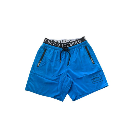 Iceberg Light Blue Polyester Swimwear