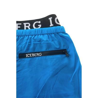 Iceberg Light Blue Polyester Swimwear