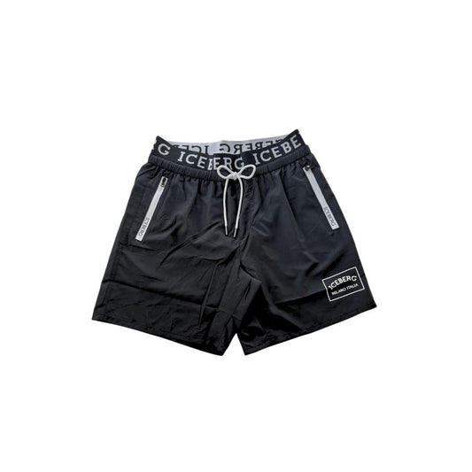 Iceberg Black Polyester Swimwear
