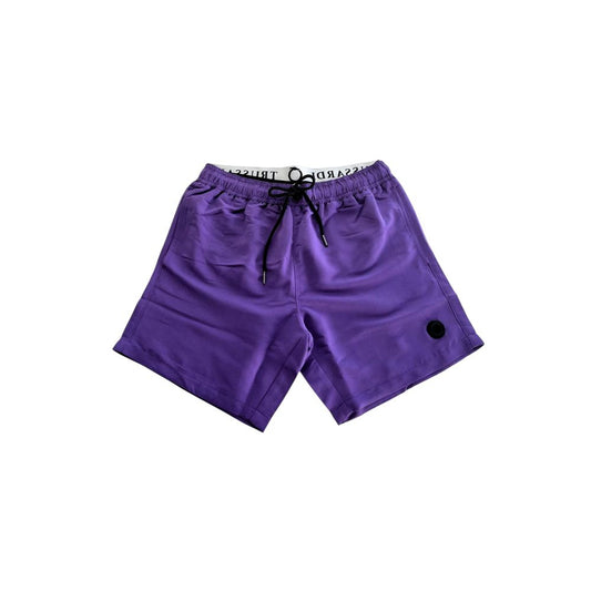 Trussardi Beachwear Purple Polyester Swimwear