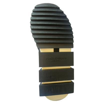 Dolce & Gabbana Black Mesh Sorrento Trekking Sneakers Shoes