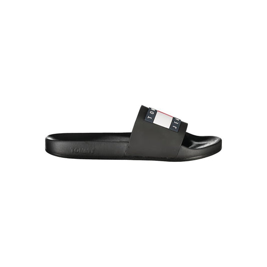 Tommy Hilfiger Black Polyethylene Sandal