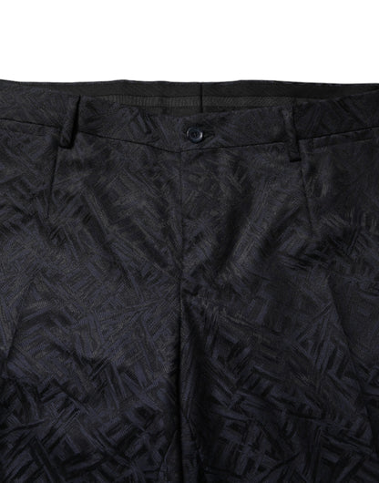 Dolce & Gabbana Black MARTINI King Skeleton 2 Piece Suit