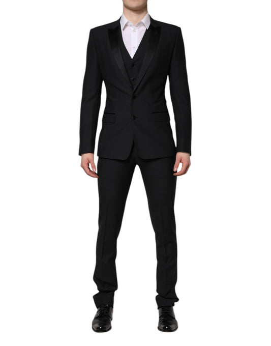 Dolce & Gabbana Dark Blue MARTINI 3 Pc Single Breasted Suit