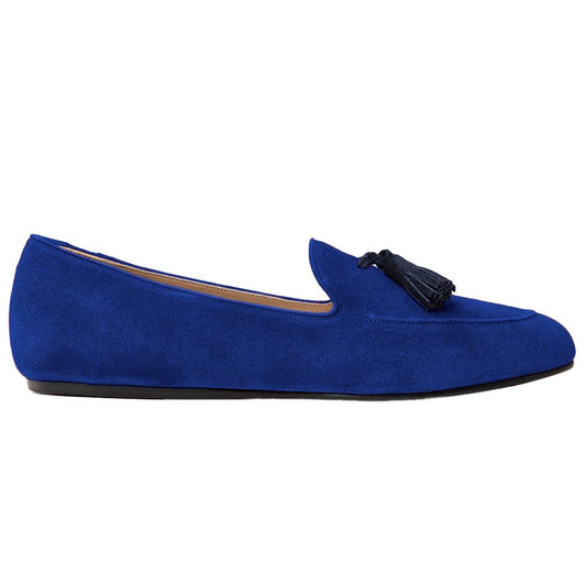 Charles Philip Blue Calfskin Loafer