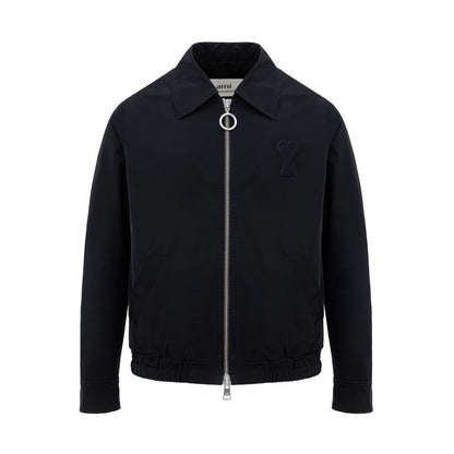 Ami Paris Black Polyester Jacket