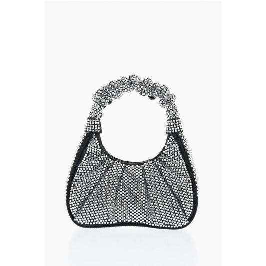 Jw Pei All-Over Strass Satin GABBI Mini Hobo Bag