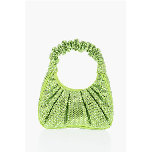 Jw Pei All-Over Strass Satin GABBI Mini Hobo Bag