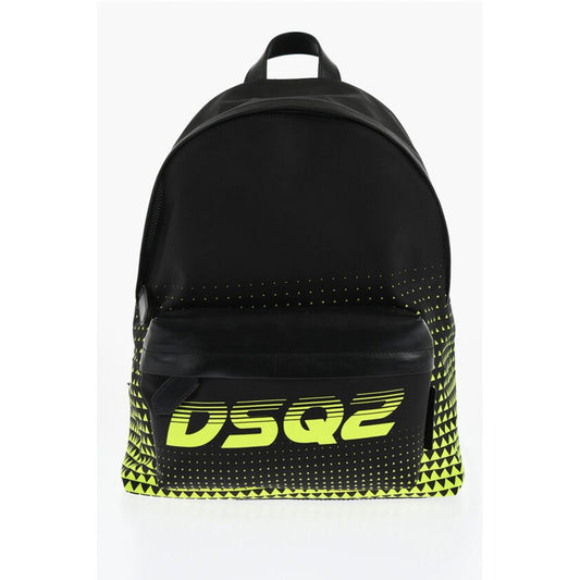 Dsquared² Two-Tone Backpack with Leather Trims