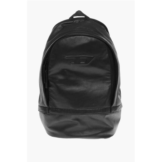 Diesel Solid Color Leather and Fabric RAVE Backpack