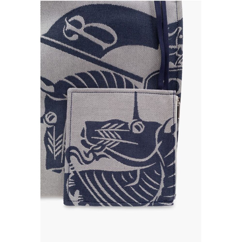 Burberry Canvas Maxi Shopper Bag