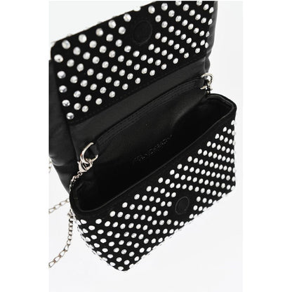 J.W.Anderson Leather NANO TWISTER Mini Bag Embellished with Rhinestones