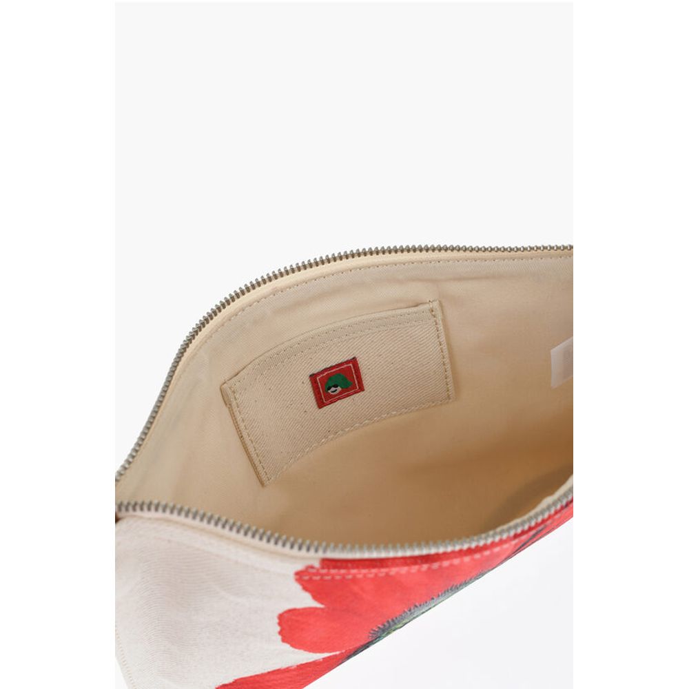 Kenzo Cotton Twill Pouch With Embroidery