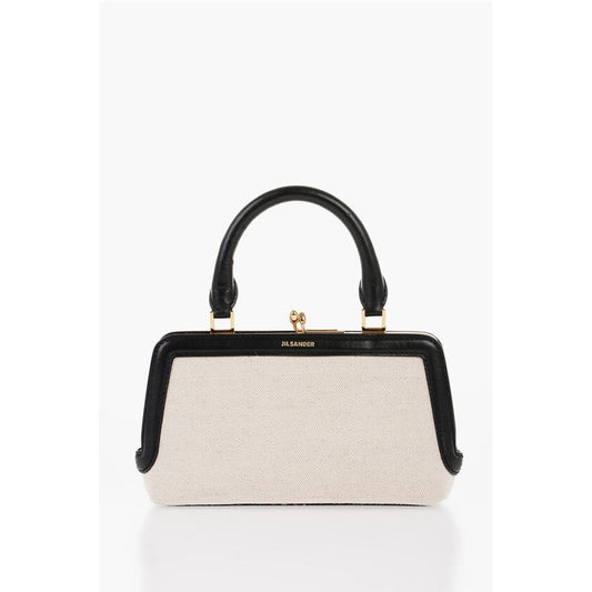 Jil Sander Canvas Minibag with Removable Shoulder Strap