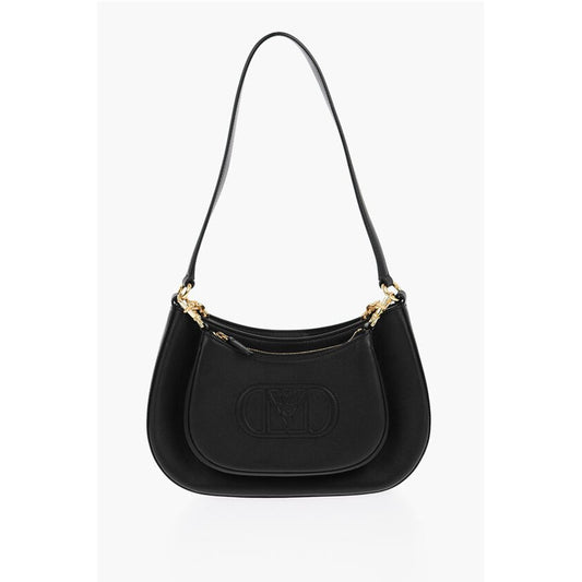 MCM Leather Hobo Bag with Removable Detail