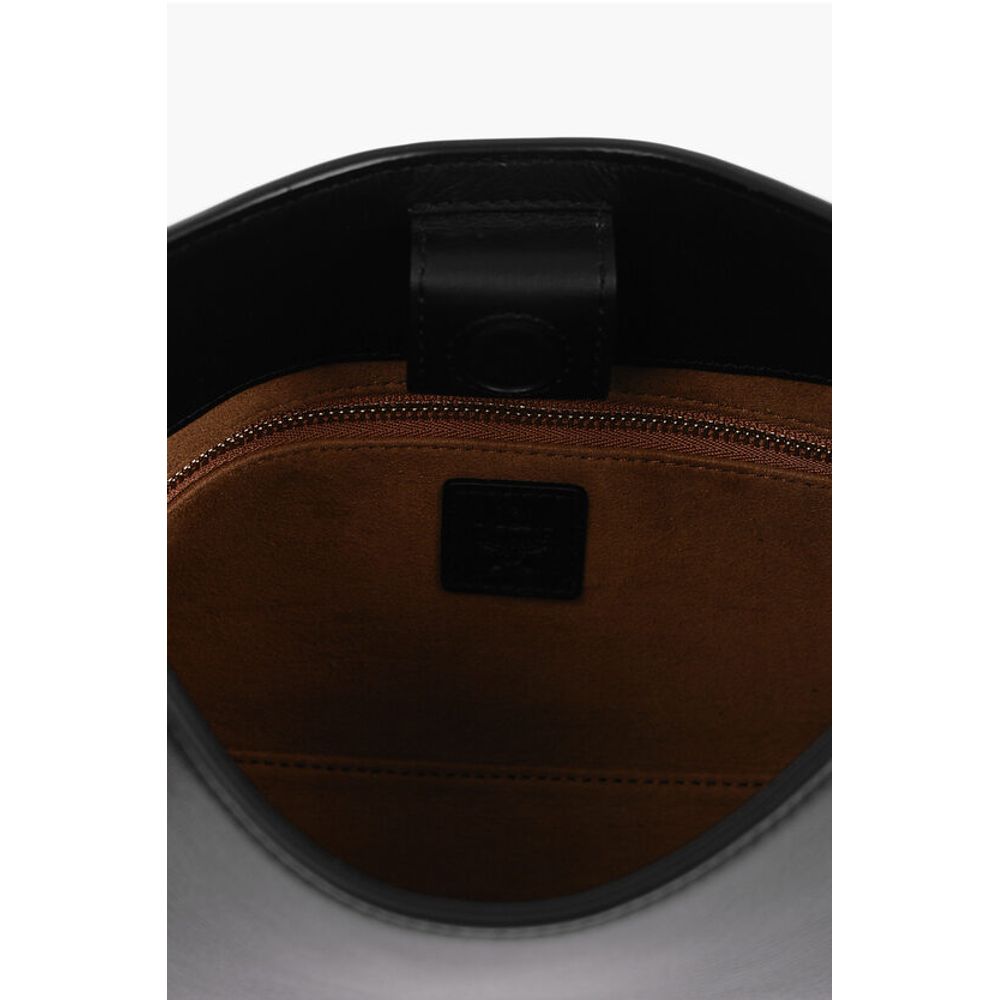 MCM Leather Hobo Bag with Removable Detail