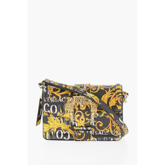 Versace JEANS COUTURE Saffiano Faux Leather Baroque Motif RANGE F wi