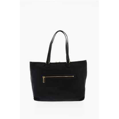 Moschino LOVE Nylon Tote Bag with Golden Details