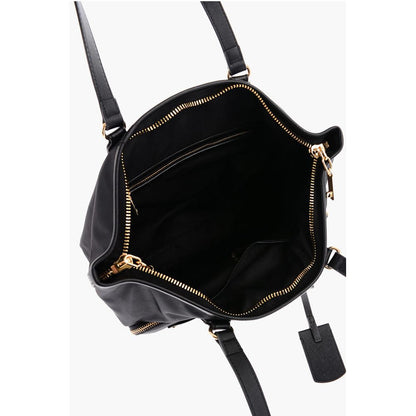 Moschino LOVE Nylon Tote Bag with Golden Details
