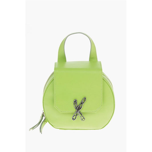 Ixos Leather CINCILLA Mini Shoulder Bag with Silver Logo